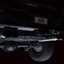 AWE 0FG Catback Exhaust - Quad Diamond Black Tips (2022-2023 GMC Silverado ZR2 / Sierra AT4X) - 3015-43284
