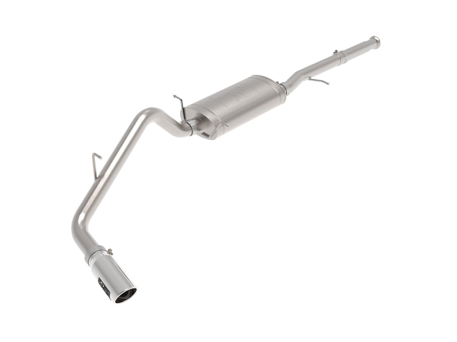 AFE MACH Force-Xp 3 IN 409 Stainless Steel Cat-Back Exhaust System w/ Polished Tip - 49-44136-P