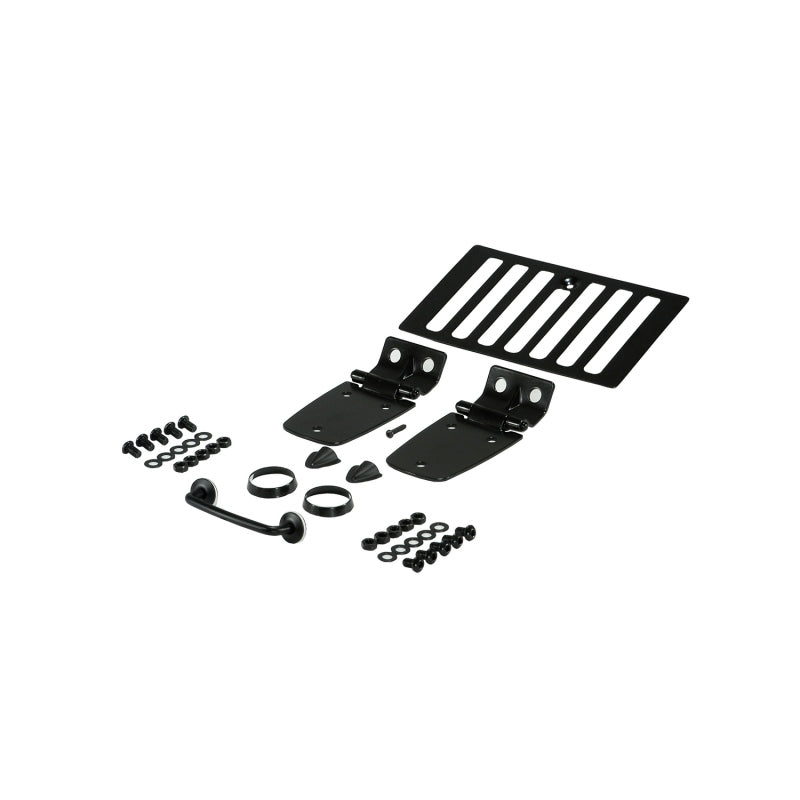 Rugged Ridge Hood Kit Black; 98-06 Jeep Wrangler Tj - 11201.02