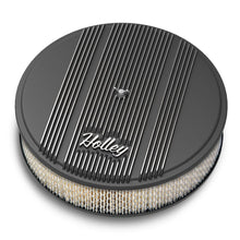 Holley 14" Round Finned Air Cleaner.  - 120-152
