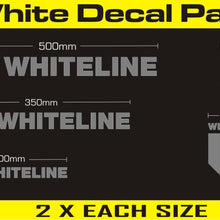 Whiteline Performance Decal Kits - KWM003