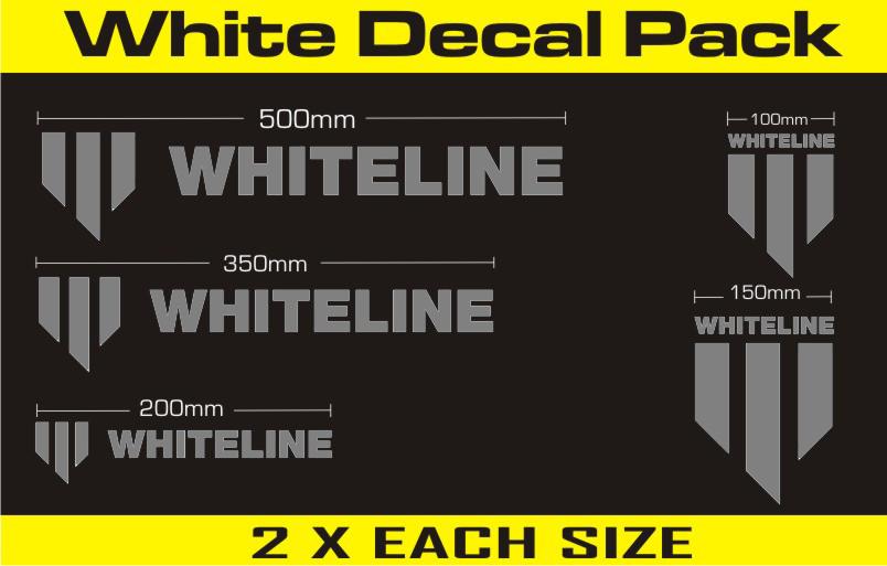 Whiteline Performance Decal Kits - KWM003
