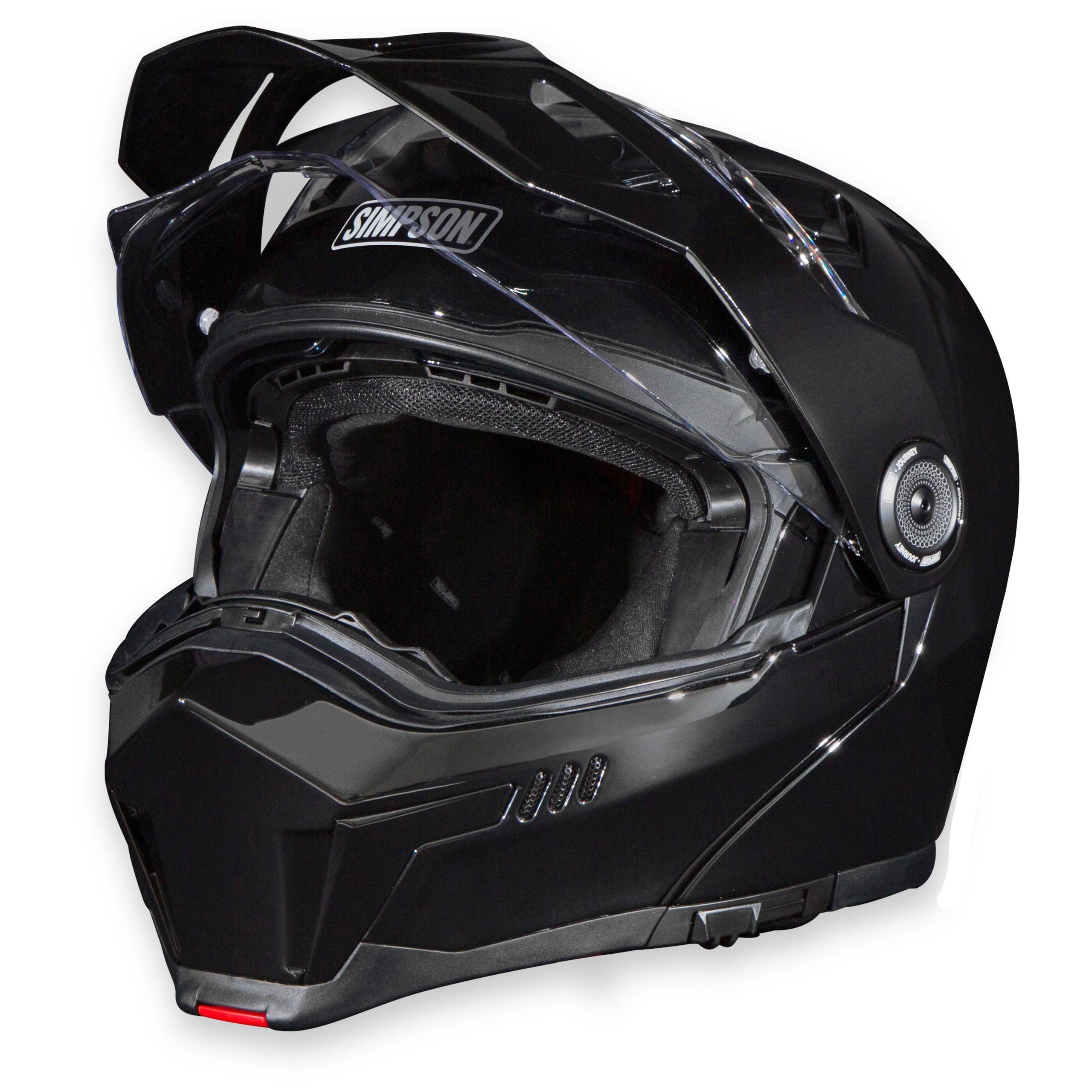 Simpson Racing Motorcycle Journey Bandit Helmet - Black - JB2XS