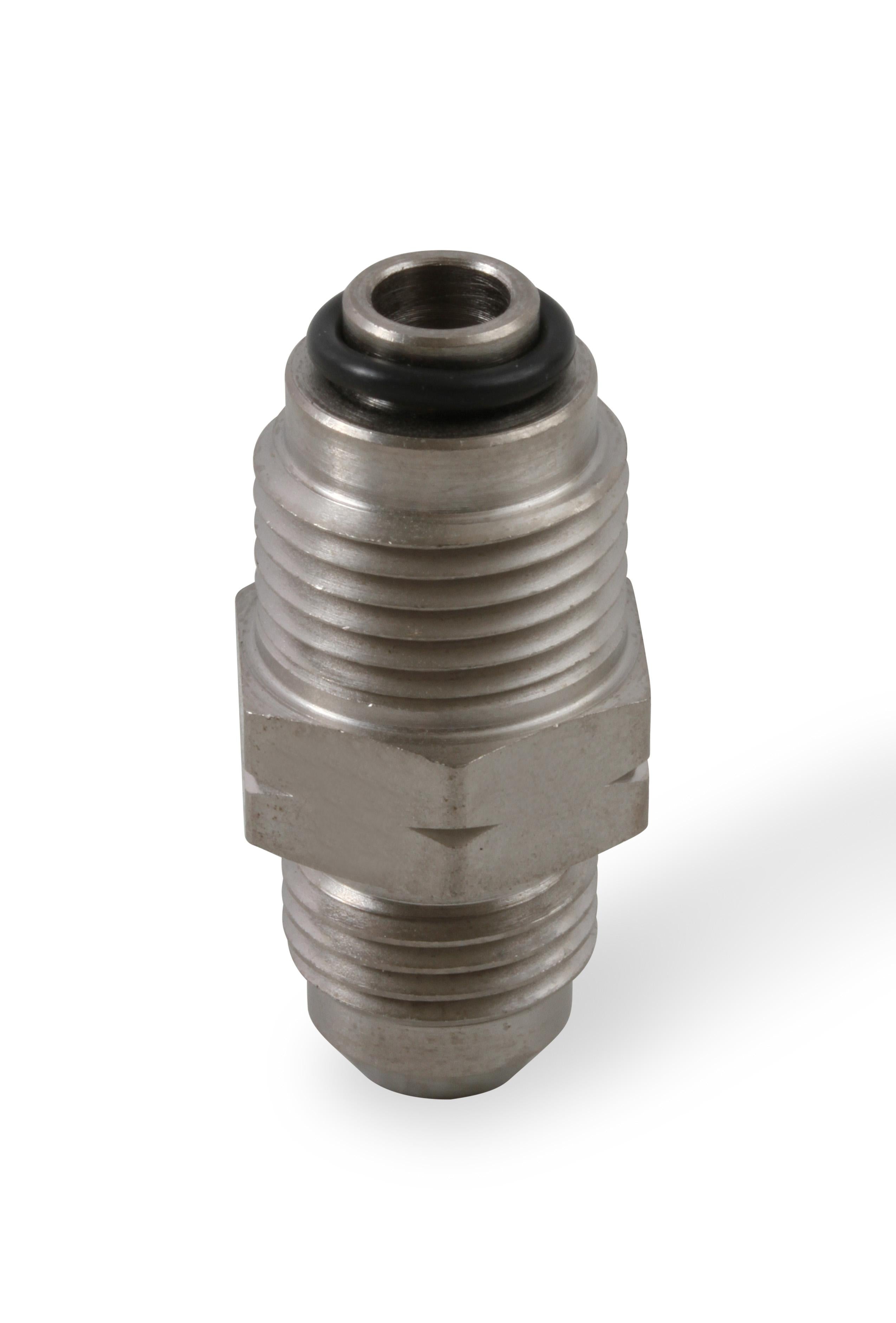Earls Steel An To Metric Bump O-Ring Adapter - Size: -6An Male To 16mm X 1.50 Bump O-Ring Male - Nickel Plated - Bagged Packaging - Typical Application Power Steering/Fuel Injection O-Ring - - 961955ERL