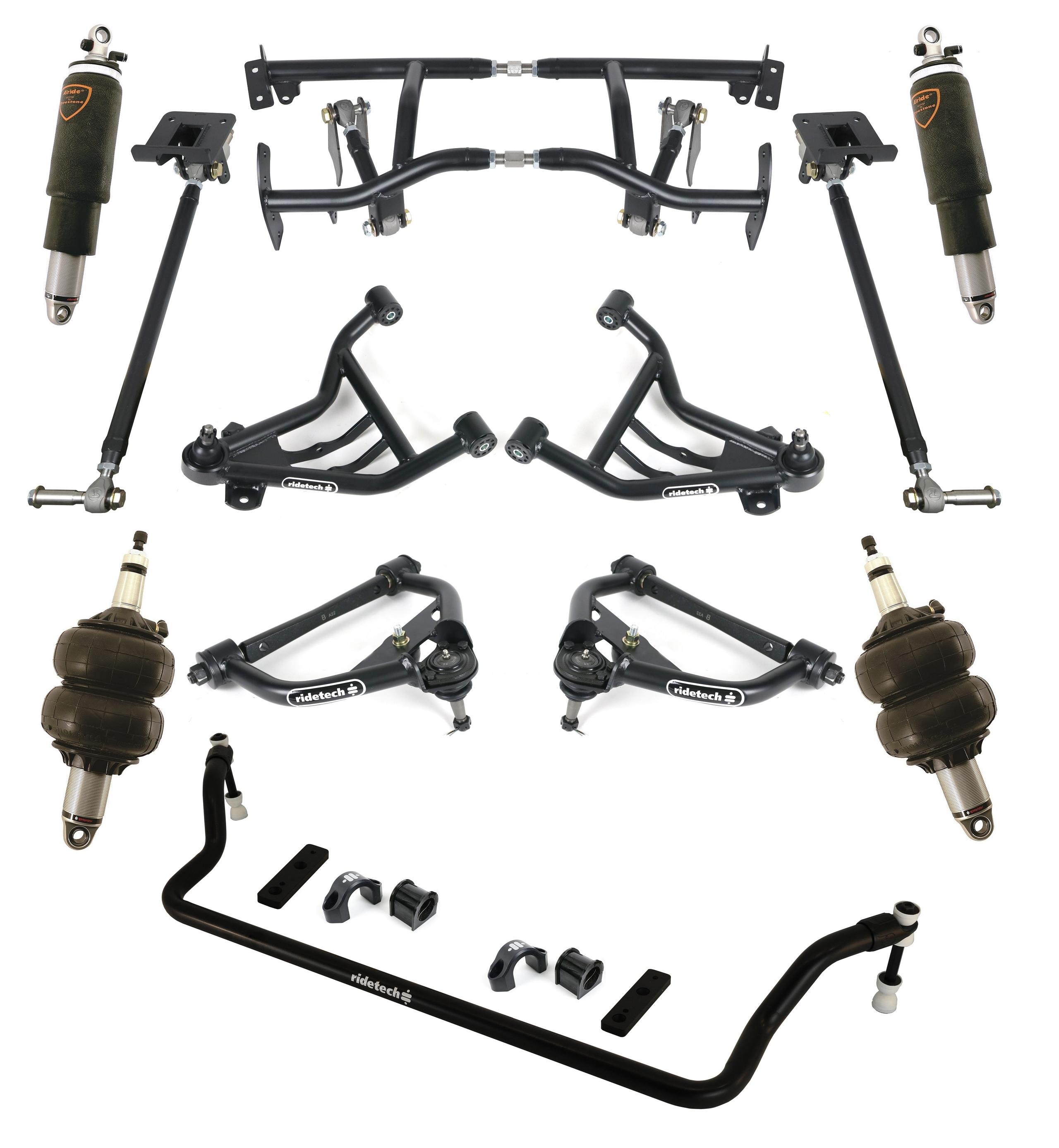 Ridetech HQ Air Suspension System For 1970-1981 GM F-Body. - 11170296