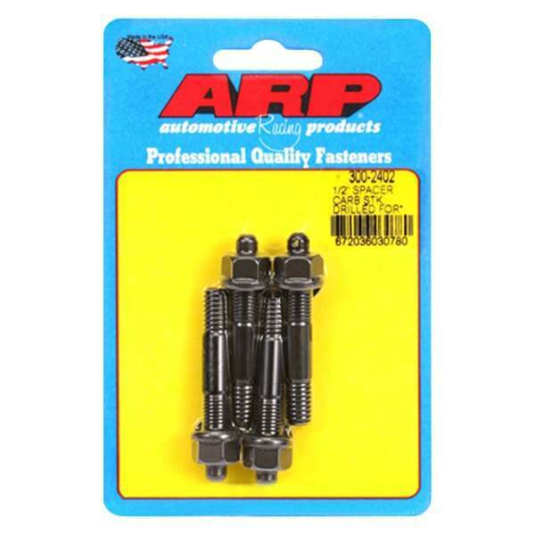 ARP 1/2" drilled carburetor spacer stud kit - 300-2402