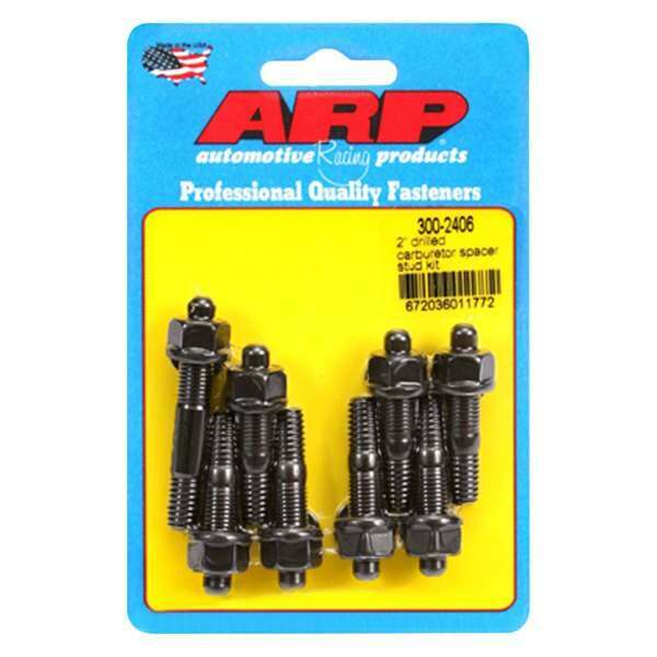 ARP 2" drilled carburetor spacer stud kit - 300-2406