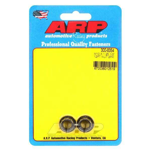 ARP M10 x 1.25 12pt nut kit - 300-8354