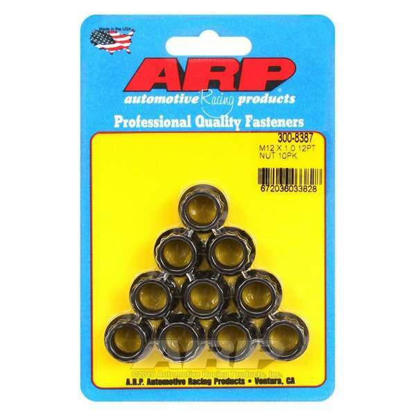 ARP M12 X 1.00 12pt nut kit - 300-8387