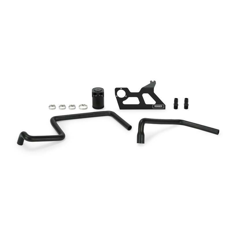 Mishimoto Jeep Wrangler JK Baffled Oil Catch Can, 2007-2011 (2007-2011 Wrangler) - MMBCC-WR6-07PBE2