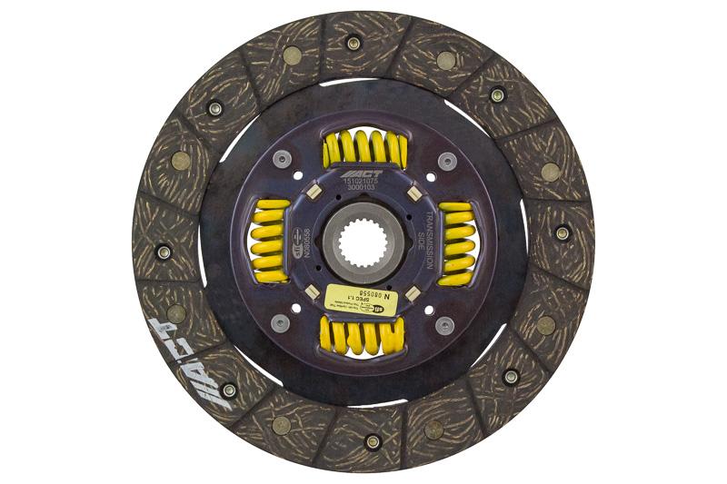 ACT Clutches Perf Street Sprung Disc (1985-1987 Prelude,1988-1988 Civic,1988-1988 CRX,1986-1989 Accord) - 3000103
