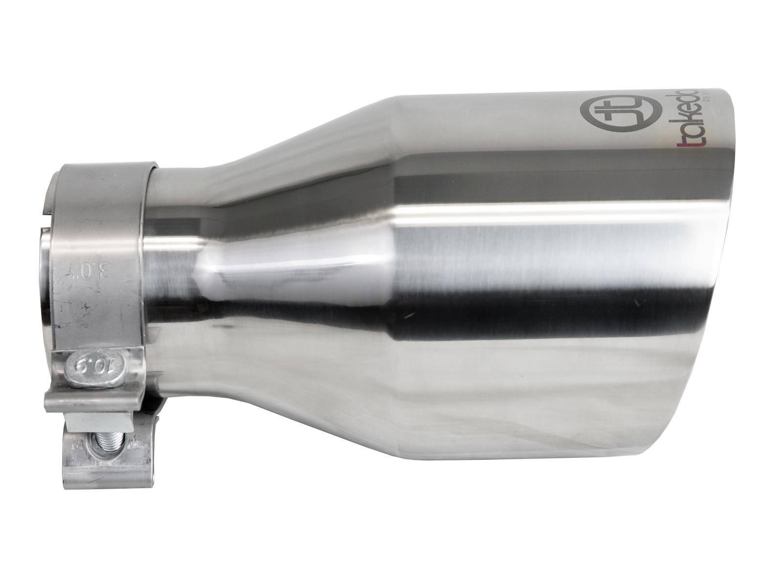 AFE Takeda 304 Stainless Steel Clamp-on Exhaust Tip Polished - 49T30504-P09