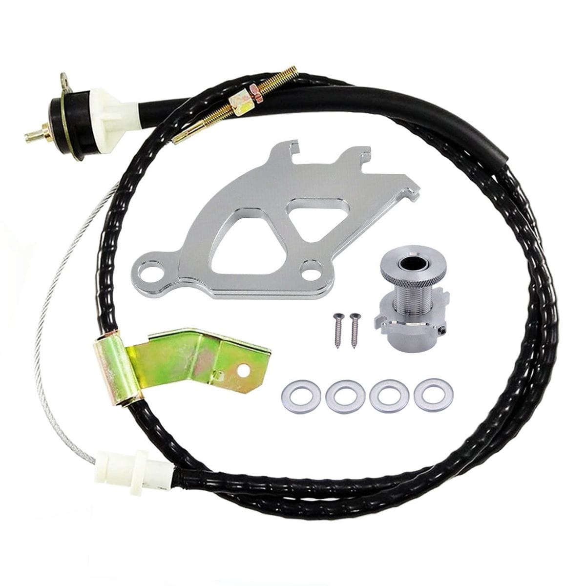 UPR Quadrant Clutch Cable & MC Firewall Adjuster Kit (1979-2004 Mustang)