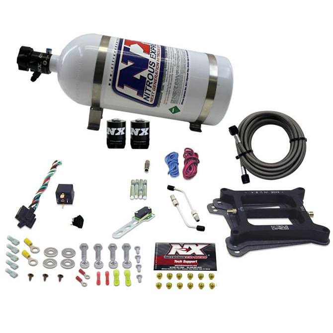 Nitrous Express 4150 4-Bbl/Gasoline (50-100-150-200-250-300Hp) With 10Lb Bottle - 30040-10