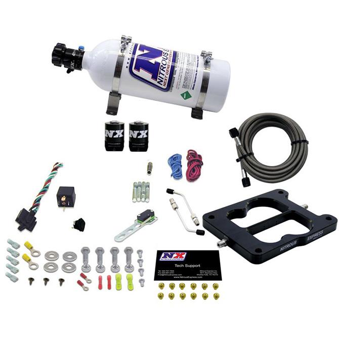 Nitrous Express Q-Jet/Holley Spread Bore (50-100-150-200-250-300Hp) With 5Lb Bottle - 30080-05