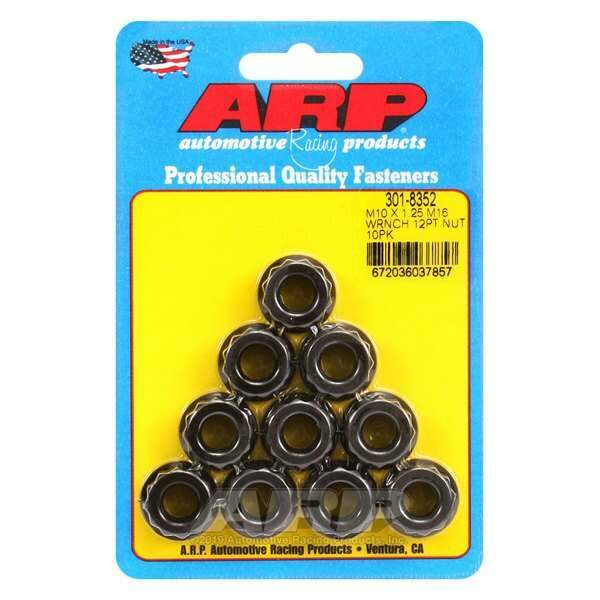 ARP M10 X 1.25 M16 socket 12pt nut kit - 301-8352