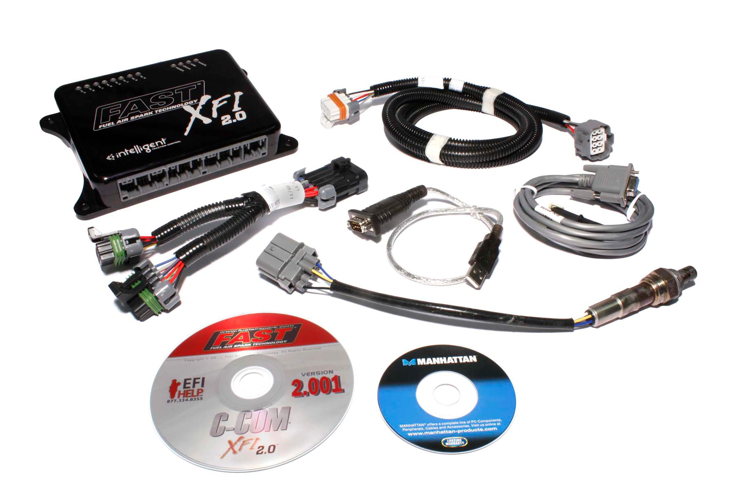 FAST Xfi 2.0 Ecu Kit W/ Traction Control And Data Log - 301007