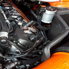 J&L 3011D-C 2011-2017 Mustang 5.0L / 5.2L Driver Side Billet 3.0 Oil Separator (Clear Anodized)