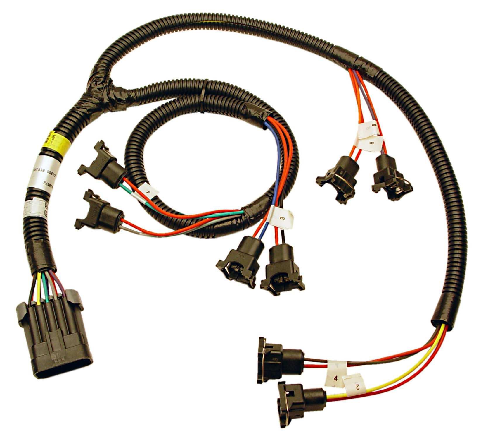 FAST Xfi Fuel Injector Harness For 4-7 Swap Firing Order Sbc, Bbc And Lt1 - 301201