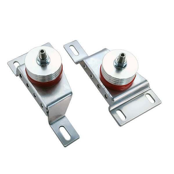 UPR LS Swap Adapter Plates w/ Adjustable Urethane Motor Mounts  - Street / Strip (1979-2004 Mustang w/ 4.6 K-Member) - 3013-104