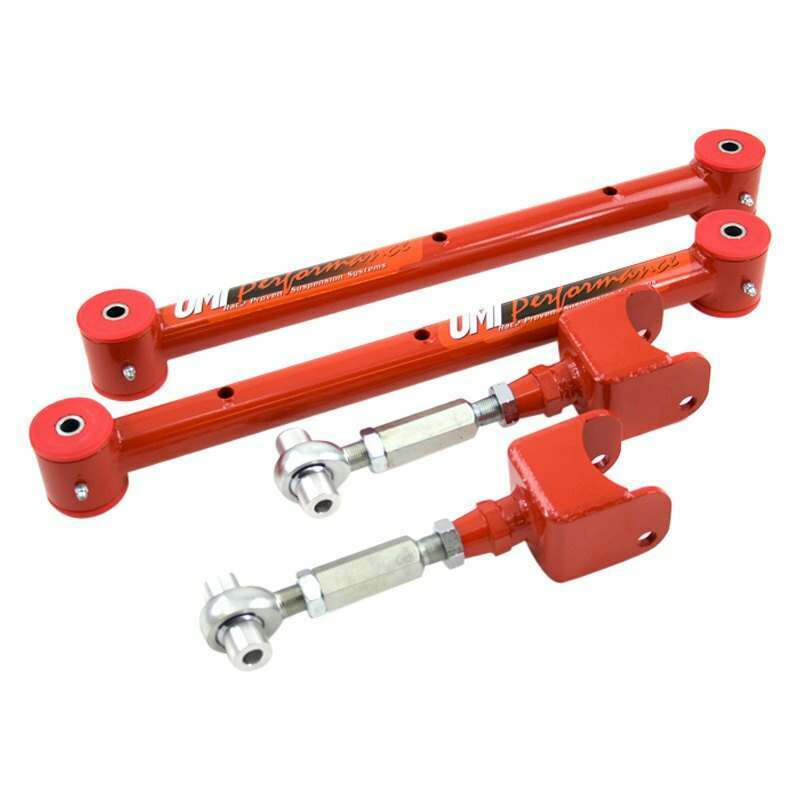 UMI Performance 1978-1988 GM G-Body 12-Bolt Swap Upper and Lower Control Arm Kit - 301519-R