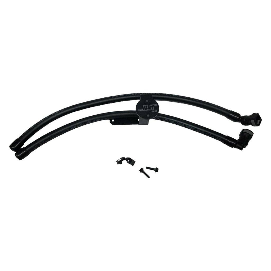 J&L Oil Separator Conversion Kit - Covert firewall mount style to battery mount  (2011-20 F-150 - 5.0L;  5.0L  with Roush/Whipple Supercharger; 2015-20 2.7L EcoBoost; 2011-20 3.5L EcoBoost) - 3016PCK