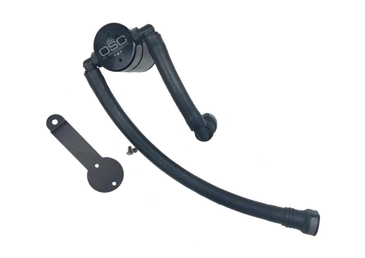 J&L 3017P-B 2005-2010 Mustang 4.0L V6 3.0 Passenger Side Oil Separator (Black Anodized)
