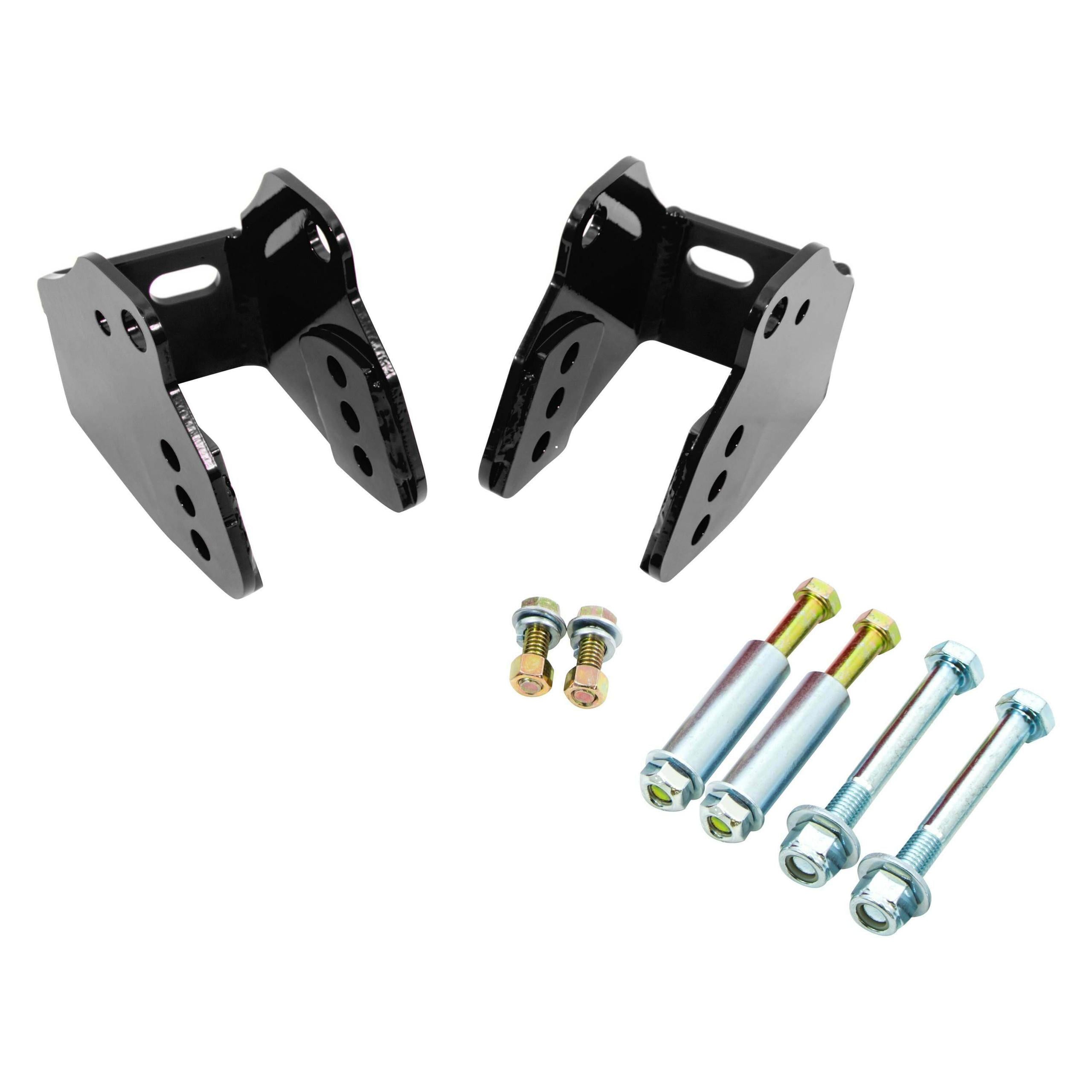 UMI Performance 1978-1988 GM G-Body Rear Lower Control Arm Relocation Brackets, Bolt In - 3018-B