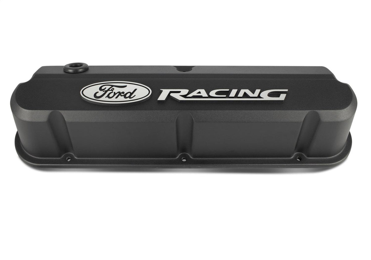 Ford Performance "Ford Racing" 289-351 Slant Edge Valve Cover - Black - 302-135