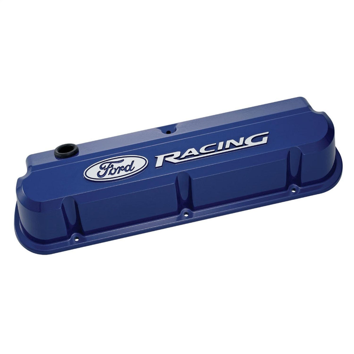 Ford Performance "Ford Racing" 289-351 Slant Edge Valve Cover - Blue - 302-136