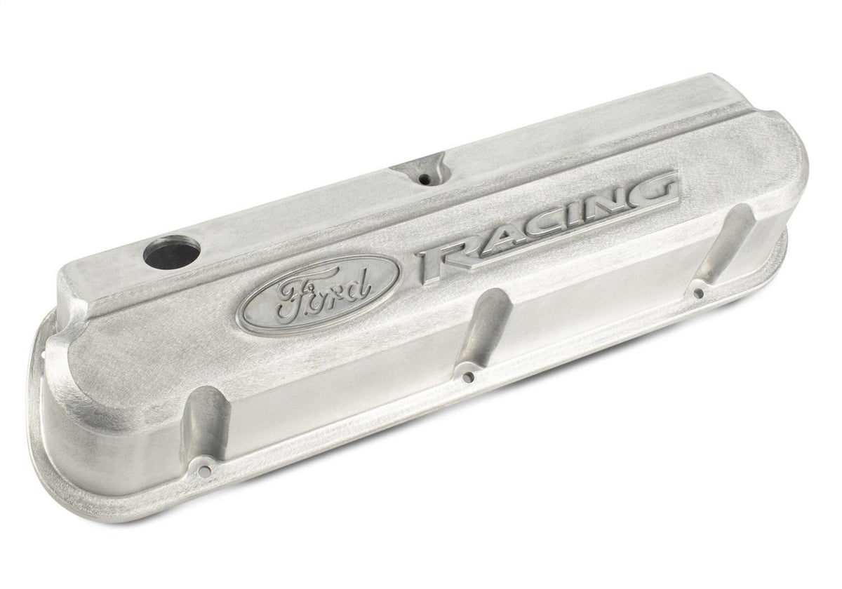 Ford Performance Slant Edge Valve Covers with Ford Racing Logo-Ready For Finishing - Bare - 302-146