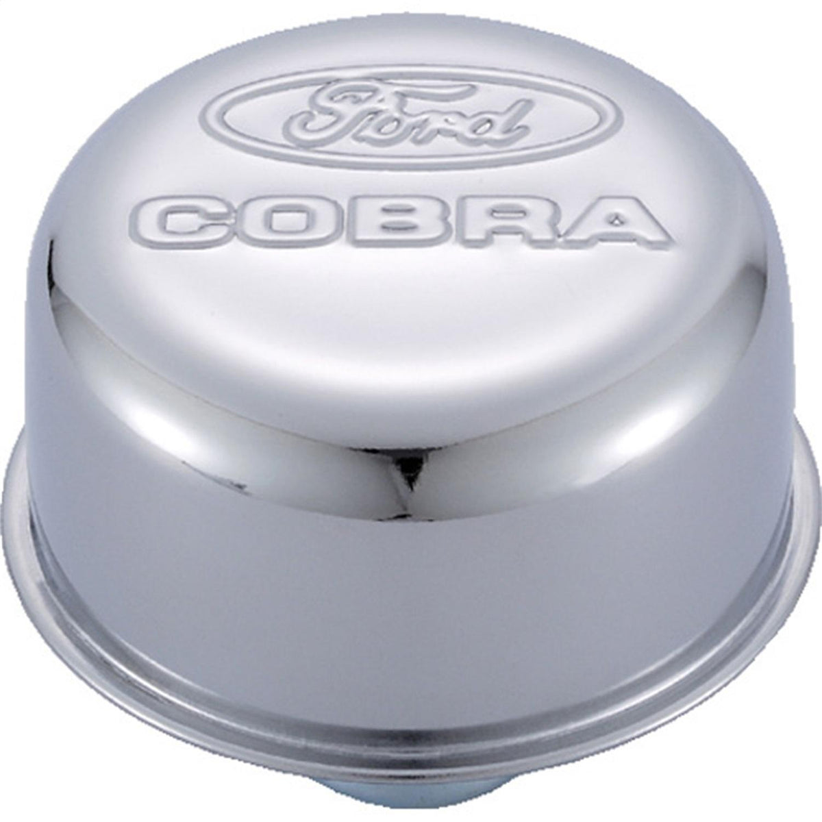 Ford Performance Cobra Logo Air Breather Cap - Chrome - 302-225