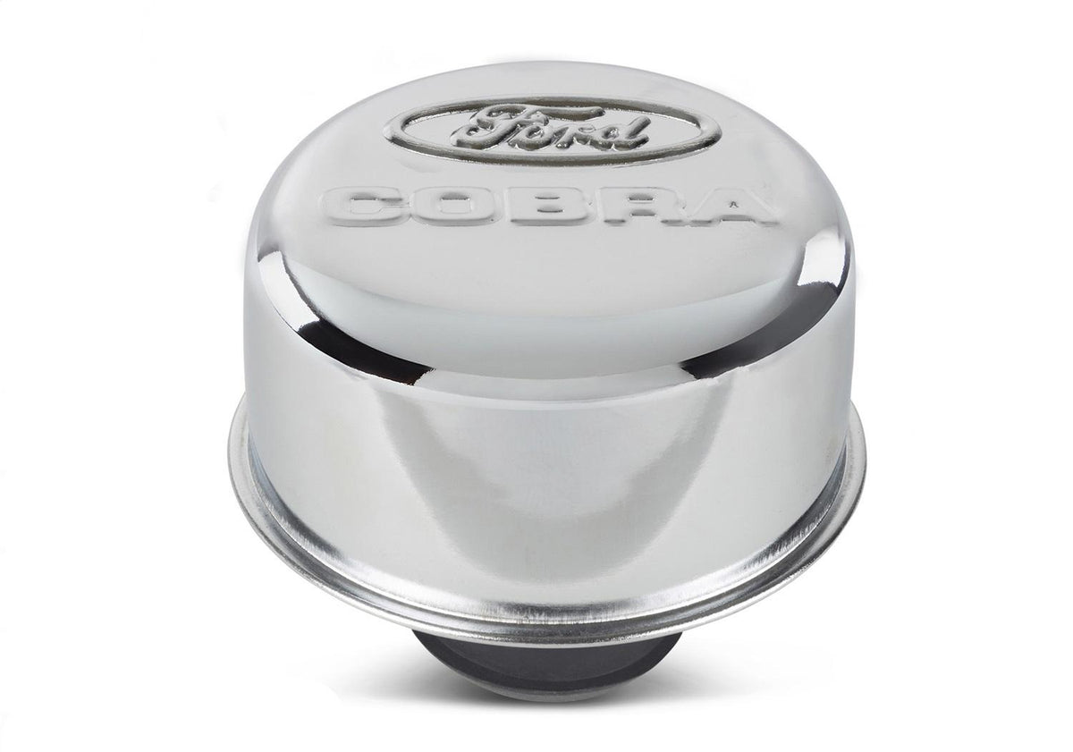 Ford Performance Cobra Logo Air Breather Cap - Chrome - 302-225