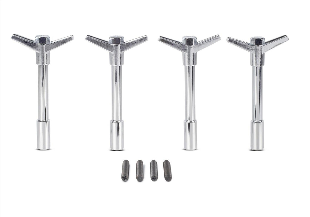 Ford Performance Valve Cover Hold Down Wing Nuts - Chrome - 302-325