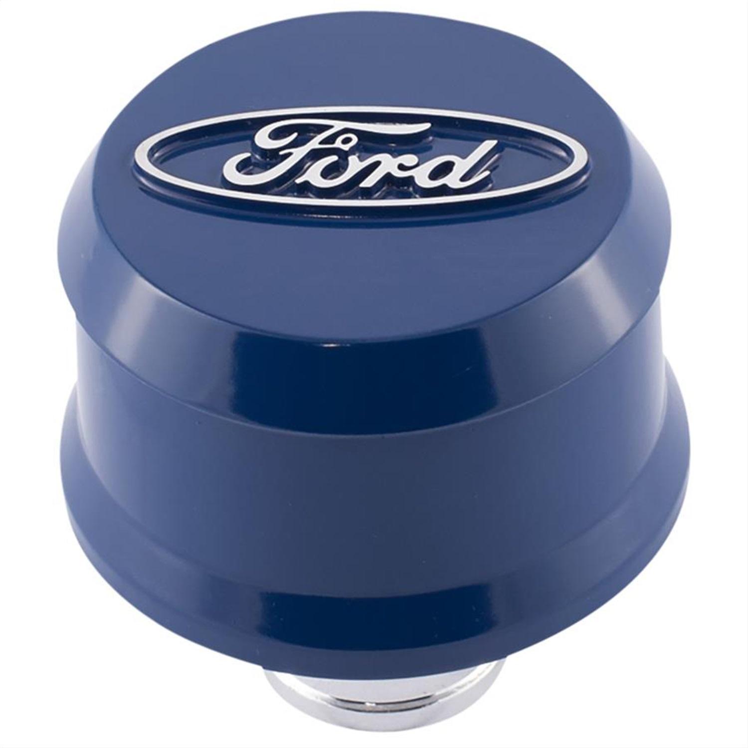 Ford Performance "Ford" Slant Edge Breather - Blue - 302-436
