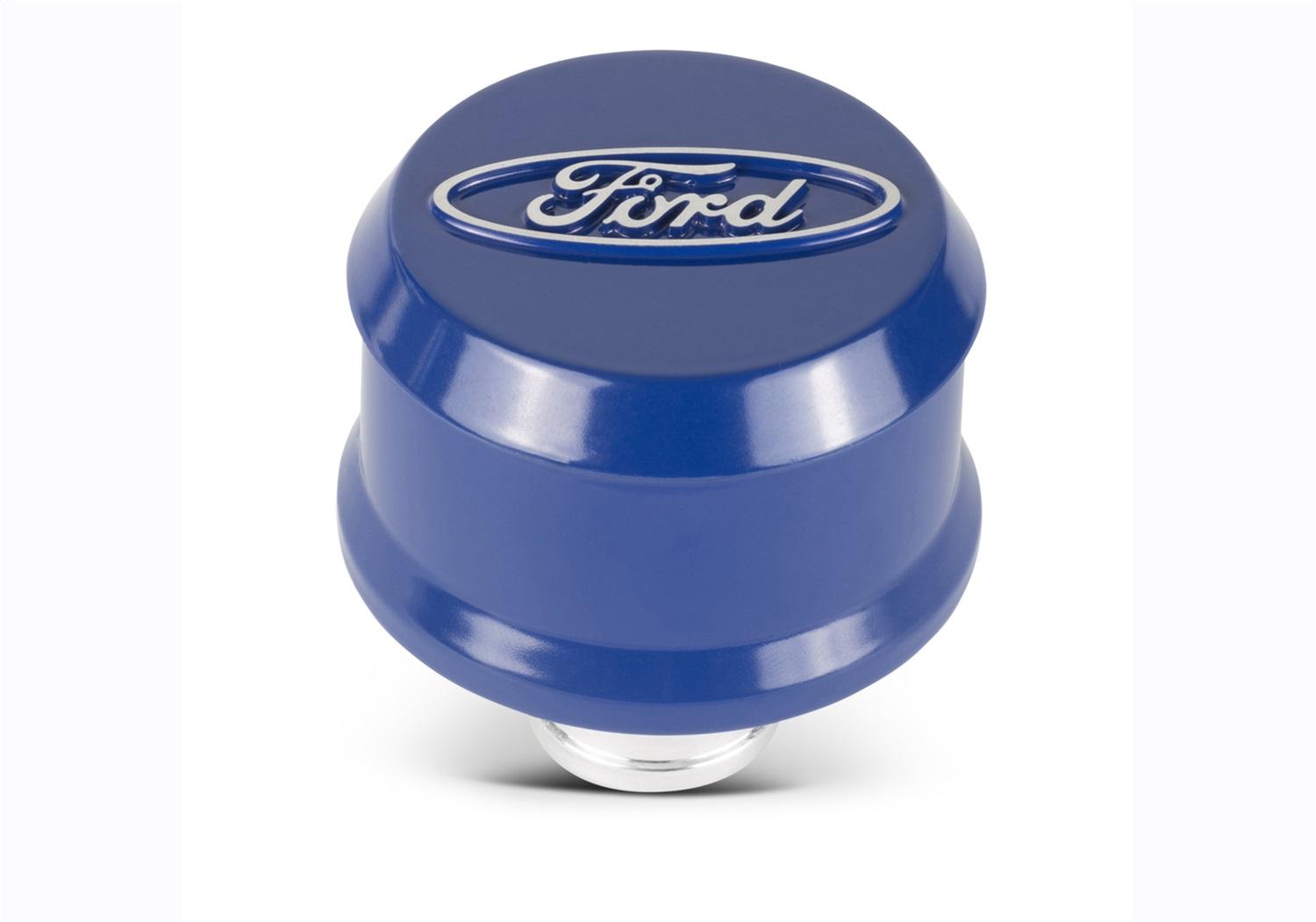 Ford Performance "Ford" Slant Edge Breather - Blue - 302-436