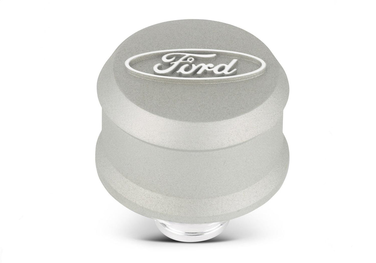 Ford Performance "Ford" Slant Edge Breather - Gray - 302-437