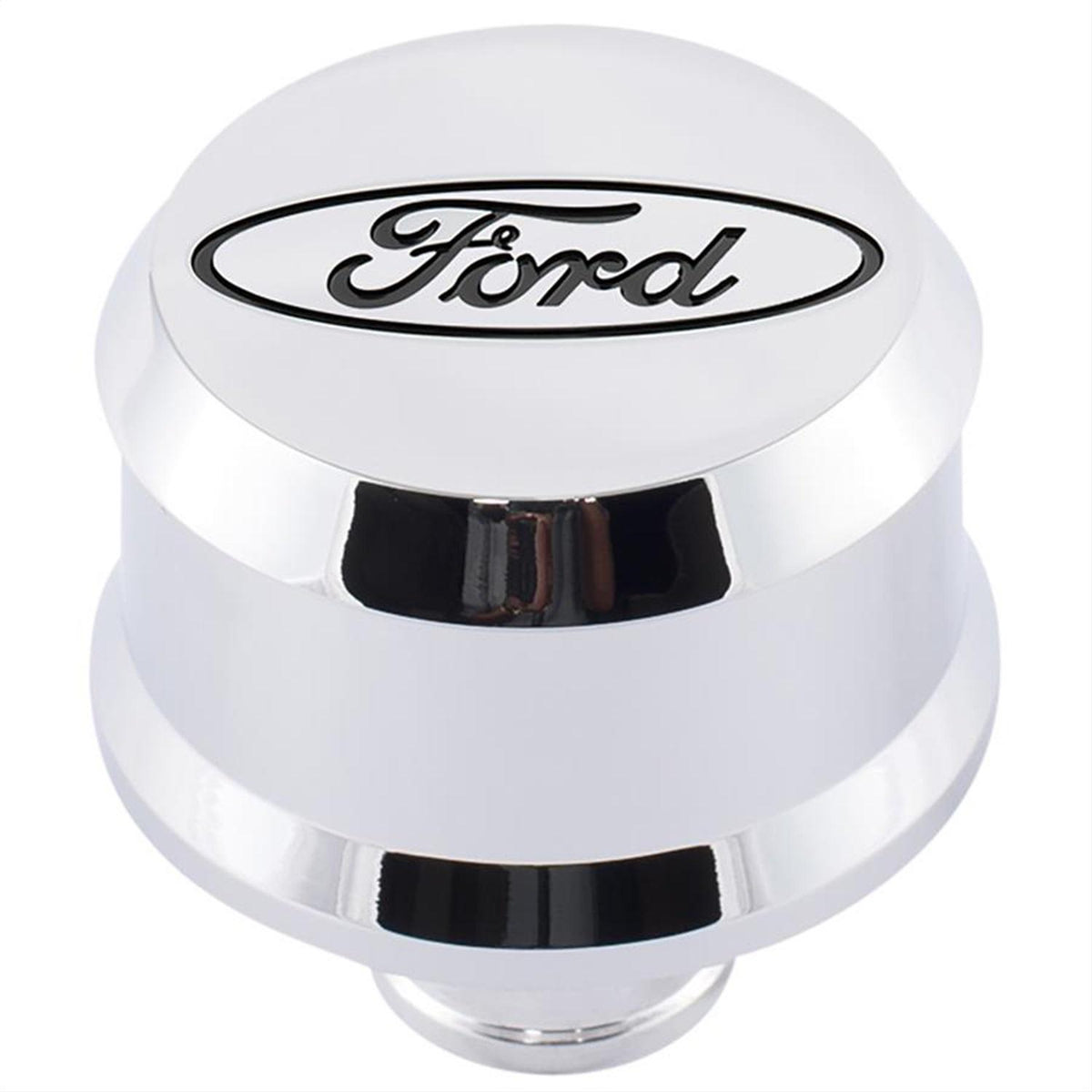 Ford Performance "Ford" Slant Edge Breather - Chrome - 302-439