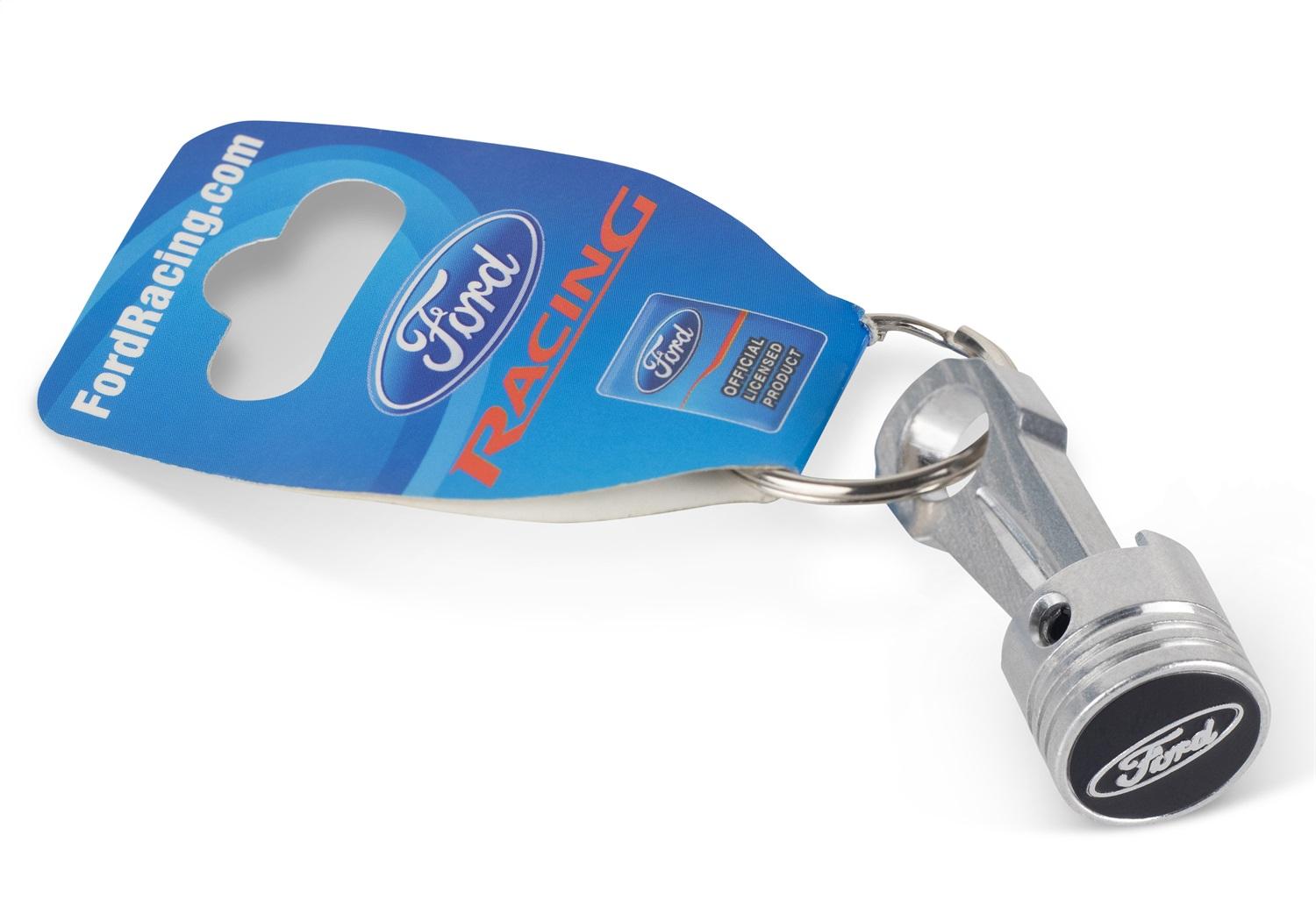 Ford Performance Piston and Rod Keychain Featuring Ford Oval - 302-700