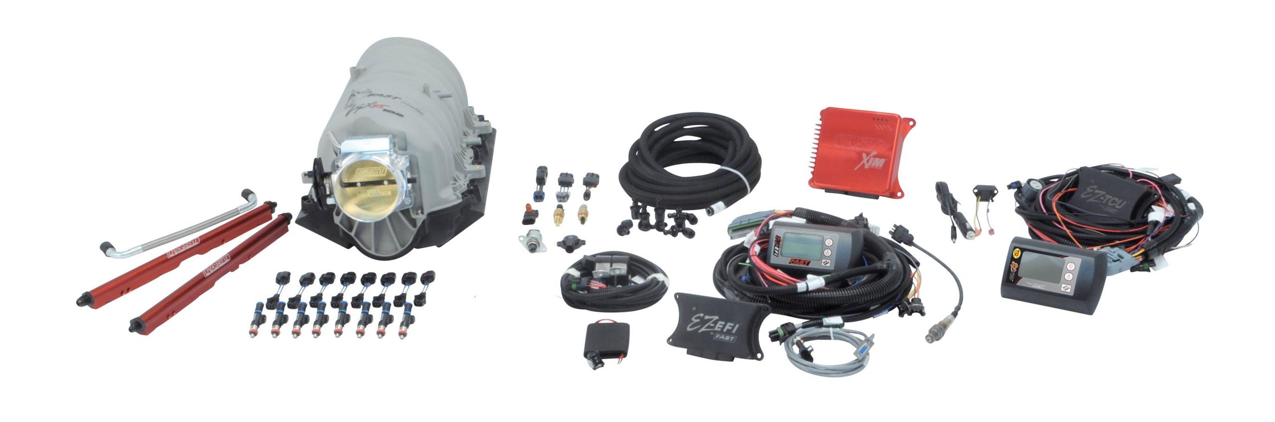 FAST Ez-Efi Fuel + Xim + Lsxrt Manifold + Big Mouth Throttle Body + Tcu Kit For Ls - 302003-TCU