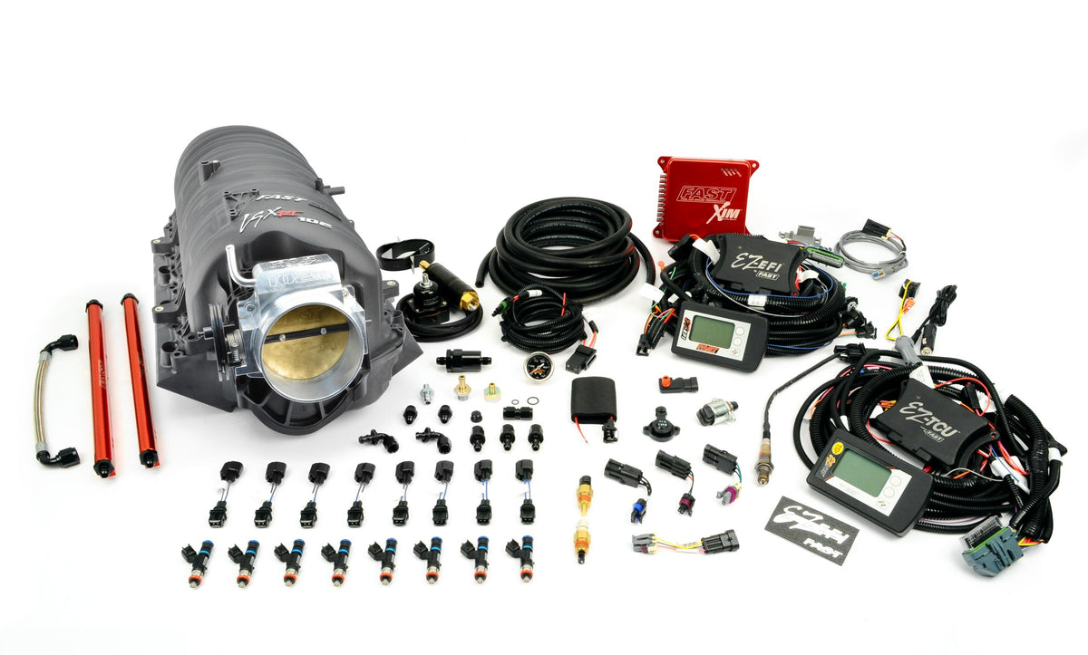 FAST Ez-Efi + Xim + Lsxrt+ Big Mouth Throttle Body + Inline Pump + Tcu Kit For Ls - 302003L-TCU