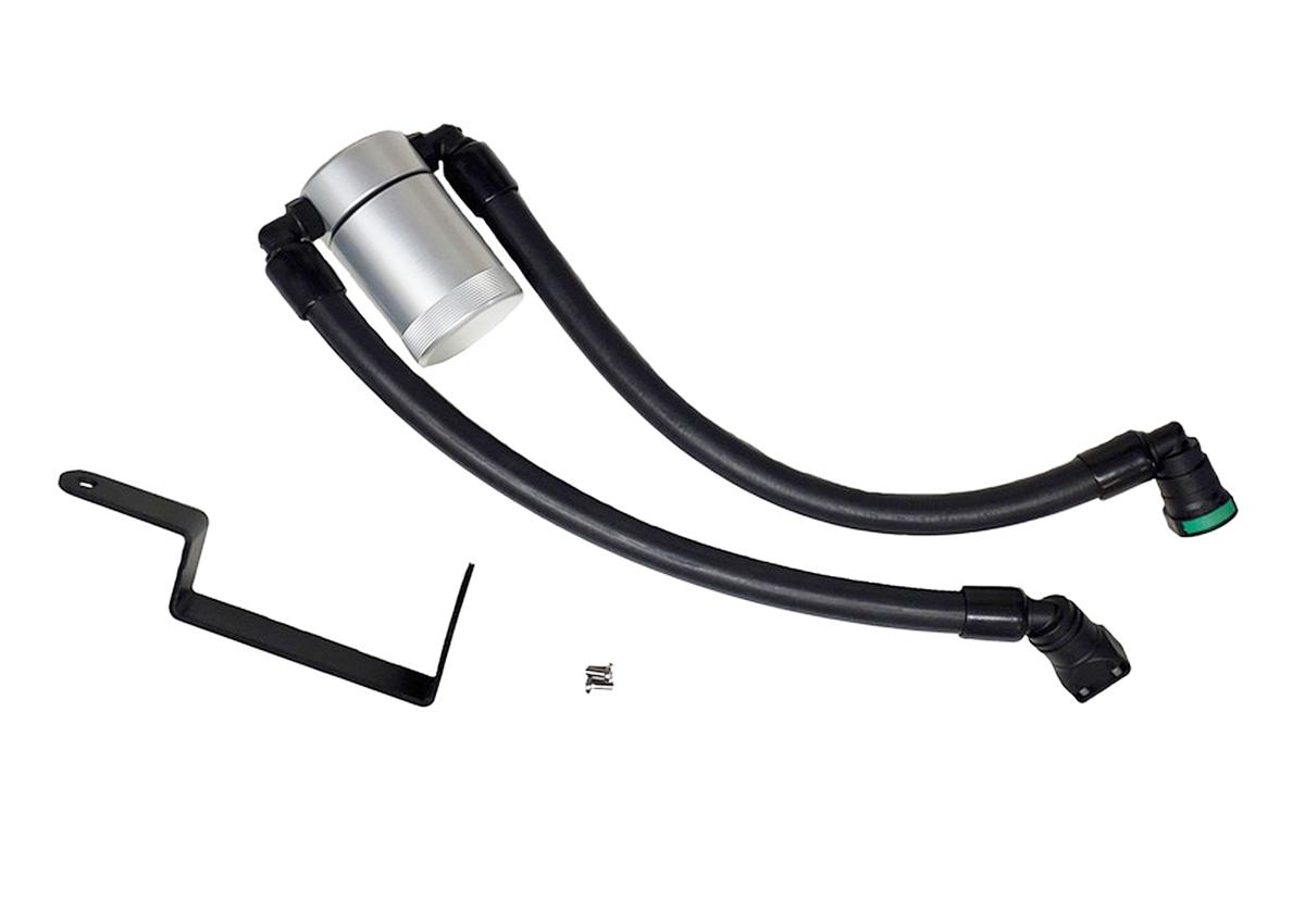 J&L 3022P-C 2013-2019 Explorer Sport Ecoboost 3.5L Passenger Side Oil Separator V3.0 (Clear Anodized)