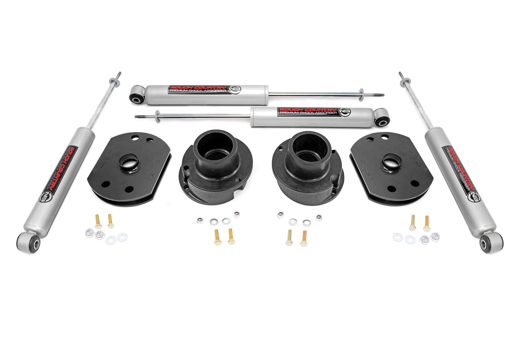 Rough Country 2.5-inch Suspension Leveling Kit (2014-2018 Ram 2500) - 30230