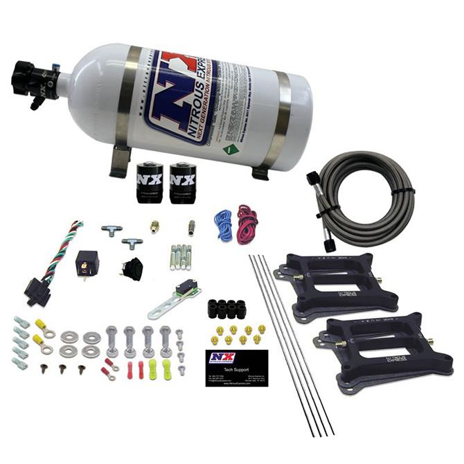 Nitrous Express Dual/4150/Alcohol (50-100-150-200-250-300Hp) With 10Lb Bottle - 30245-10