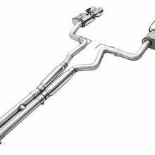 AWE SwitchPath Exhaust - Chrome Silver Tips (2021-2023 Mustang Mach 1) - 3025-42551