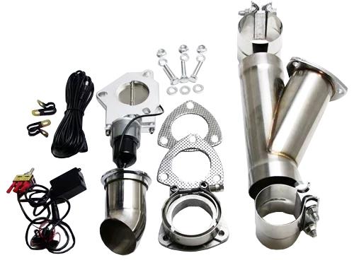 Granatelli Electronic Exhaust Cutout Systems - Stainless Steel - Slip Fit - 302535