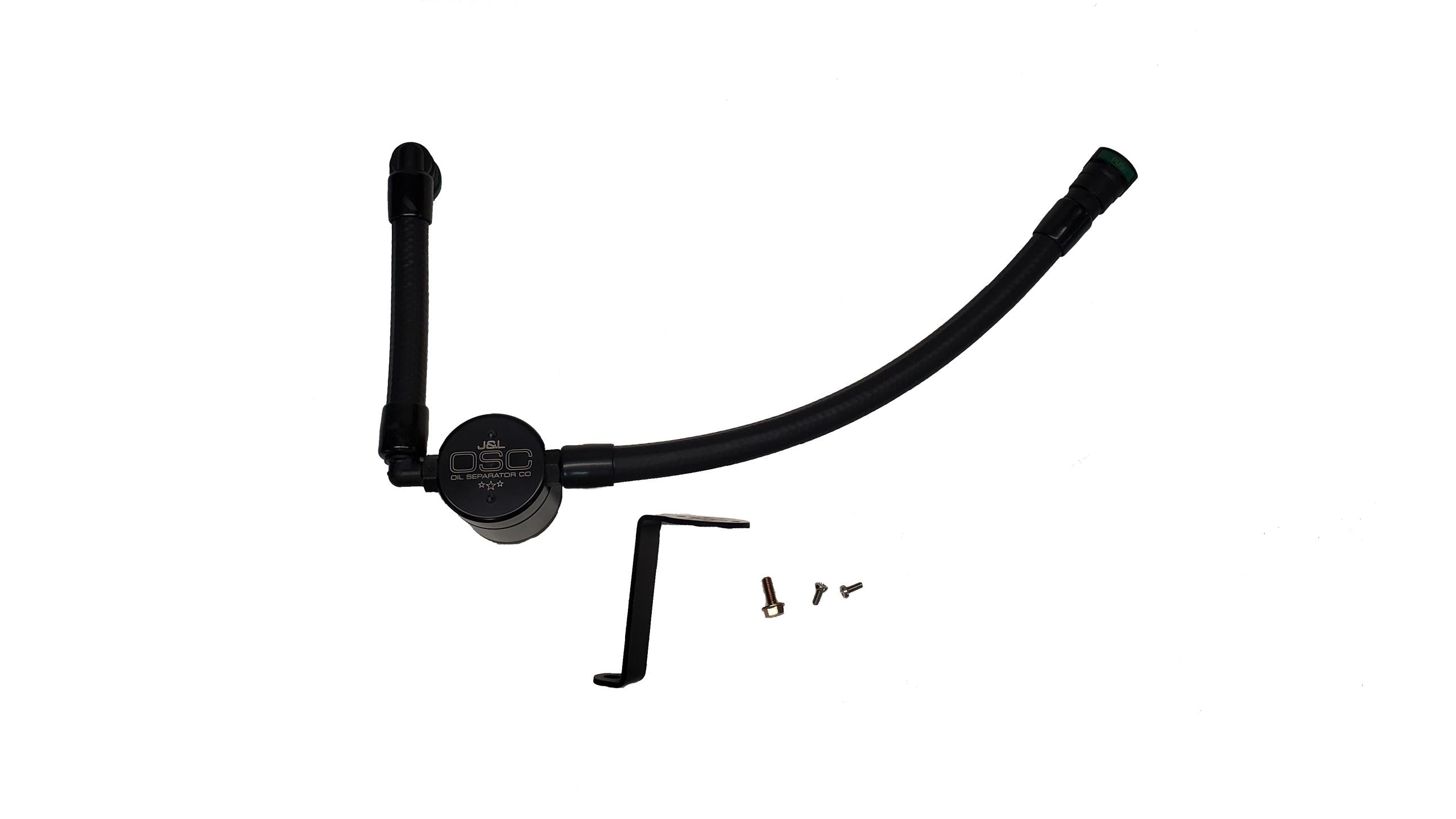 J&L 3025P-B 2015-2019 Ford Transit 150 / 250 3.5 Ecoboost 3.0 Passenger Side Oil Separator (Black Anodized)