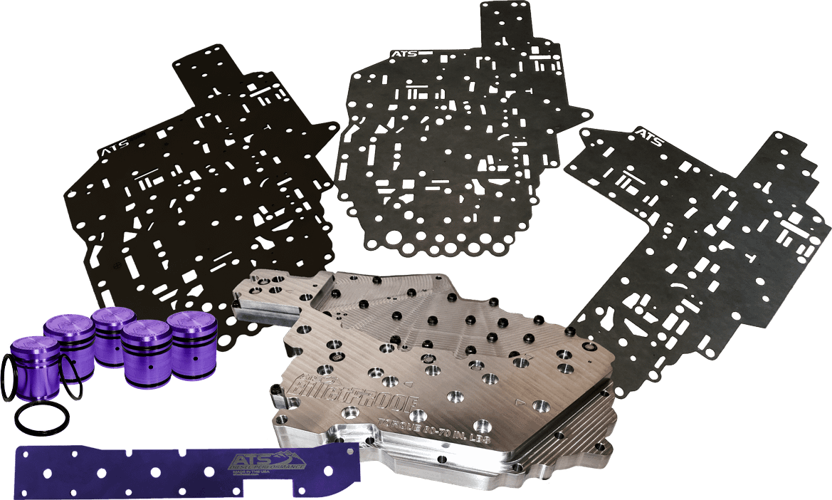 ATS Diesel 68Rfe Billet Channel Plate Kit Fits 2007.5-2011 6.7L Cummins - 303-007-2326