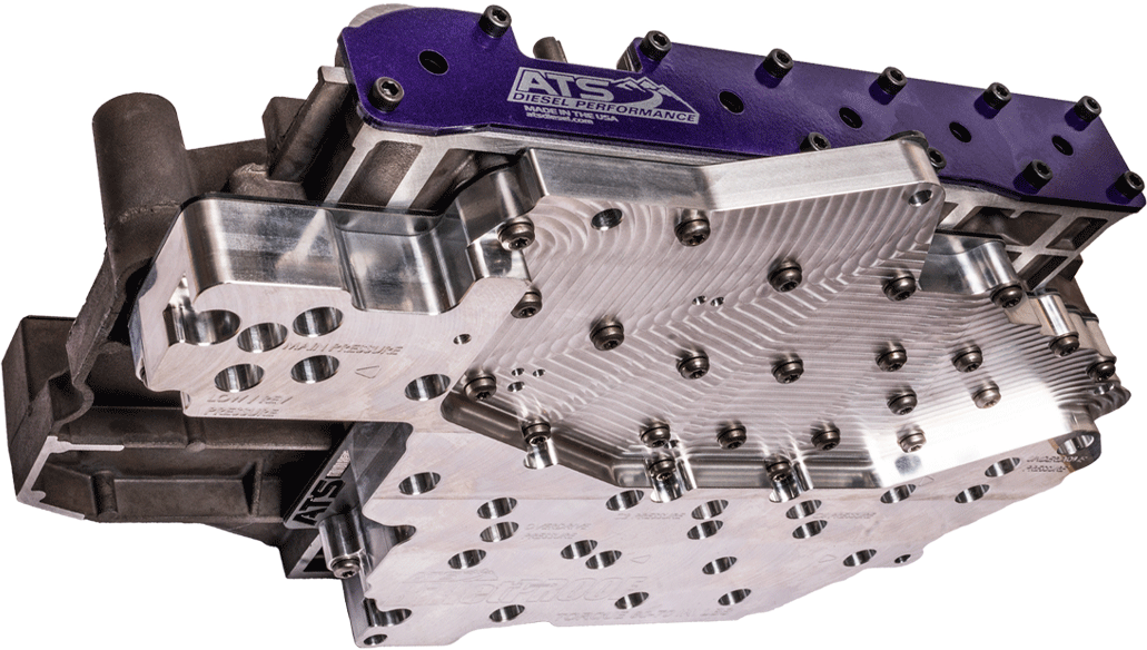 ATS Diesel 68Rfe Billet Channel Plate Valve Body Fits 2007.5-2011 6.7L Cummins With Solenoid Pack - 303-911-2326