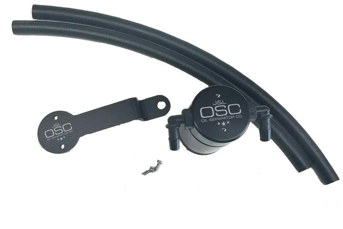 J&L 3032P-B 13-18 Fusion 2.0 EcoBoost 3.0 Oil Separator Passenger Side (Black)